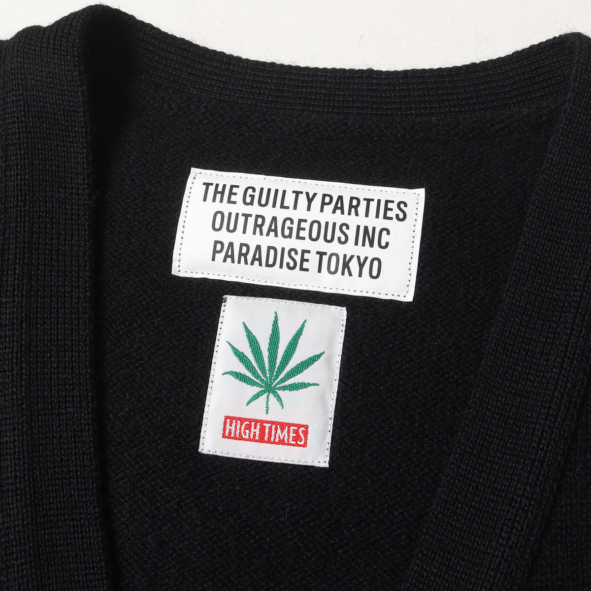 24SS ×HIGH TIMES ウールニット カーディガン(CLASSIC KNIT CARDIGAN)