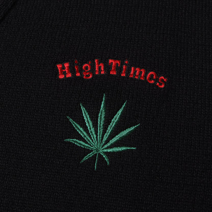 24SS ×HIGH TIMES ウールニット カーディガン(CLASSIC KNIT CARDIGAN)