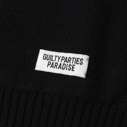 24SS ×HIGH TIMES ウールニット カーディガン(CLASSIC KNIT CARDIGAN)
