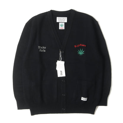 24SS ×HIGH TIMES ウールニット カーディガン(CLASSIC KNIT CARDIGAN)