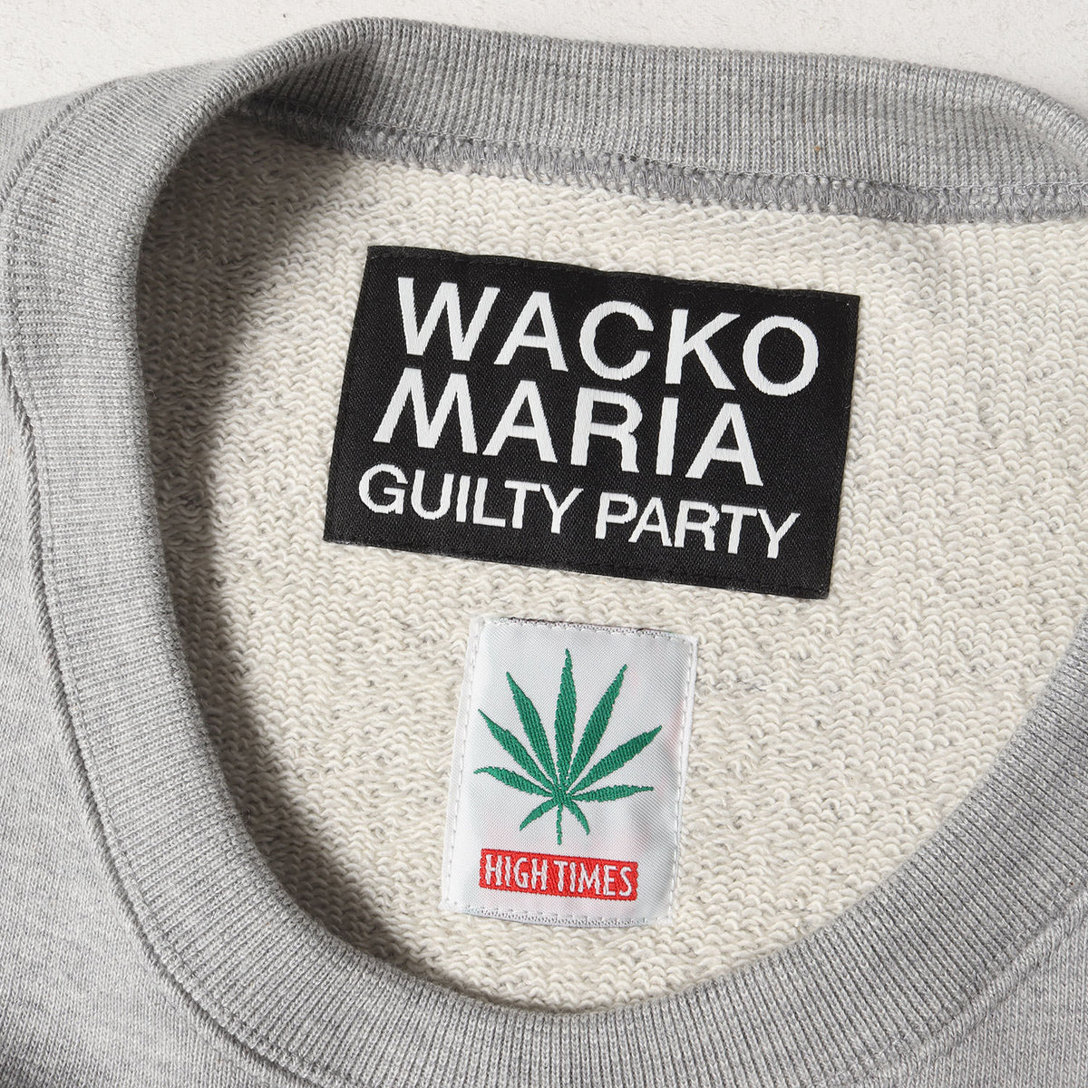 24SS ×HIGH TIMES クルーネック ヘビー スウェット(HEAVY WEIGHT CREW NECK SWEAT SHIRT)