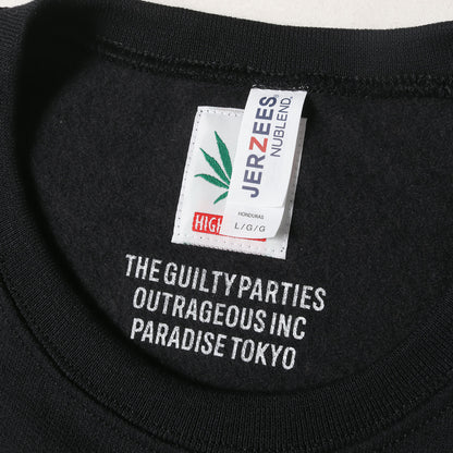 24SS ×HIGH TIMES クルーネック スウェット(CREW NECK SWEAT SHIRT TYPE-2)