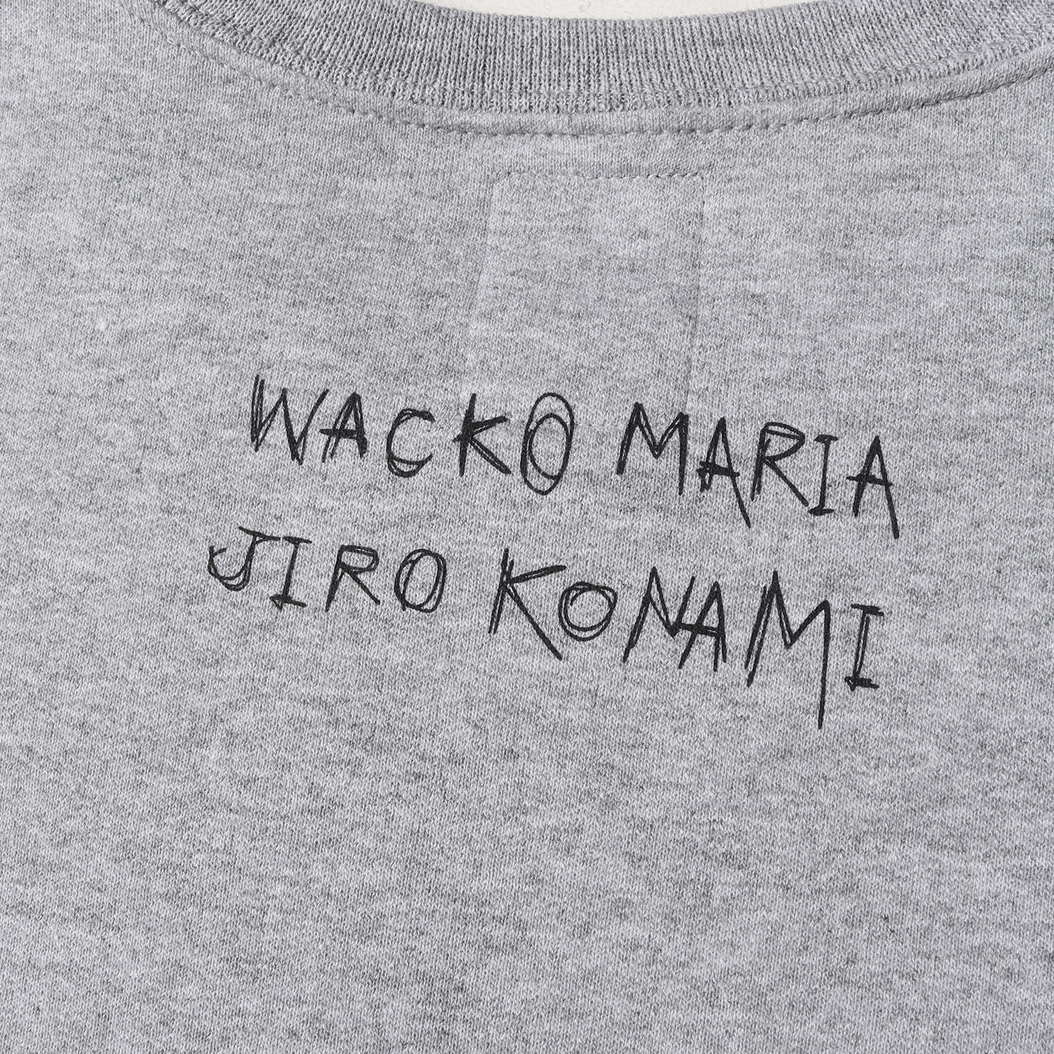 トップス WACKOMARIA/JIRO KONAMI CREW NECK SWEAT TIGHT / JIRO KONAMI / CREW NECK SWEAT SHIRT ( TYPE-1 )(BLACK)