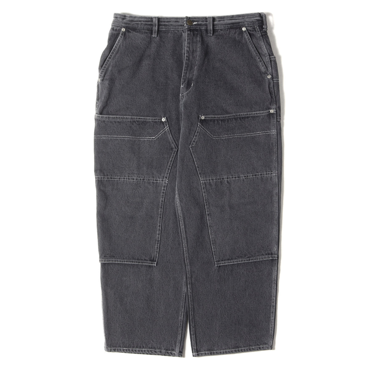 24AW ウォッシュ加工 ワイド ペインター デニムパンツ(LOOSE FIT DENIM WORK PANT)