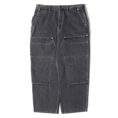 24AW ウォッシュ加工 ワイド ペインター デニムパンツ(LOOSE FIT DENIM WORK PANT)