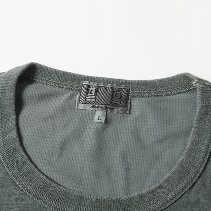 メッシュコンビ ピグメントダイ加工 ポケット Tシャツ