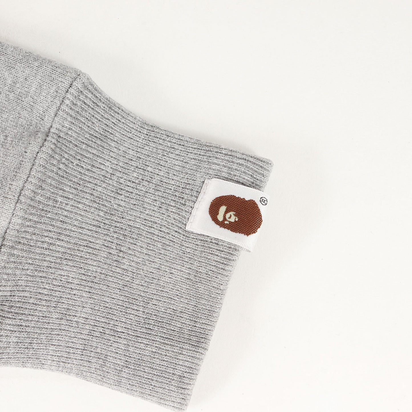 BAPE パネルロゴ クルーネック スウェット