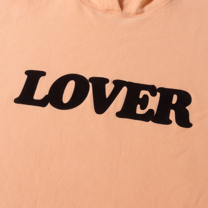 フロッキープリント スウェット パーカー(Lover Pullover Hood)