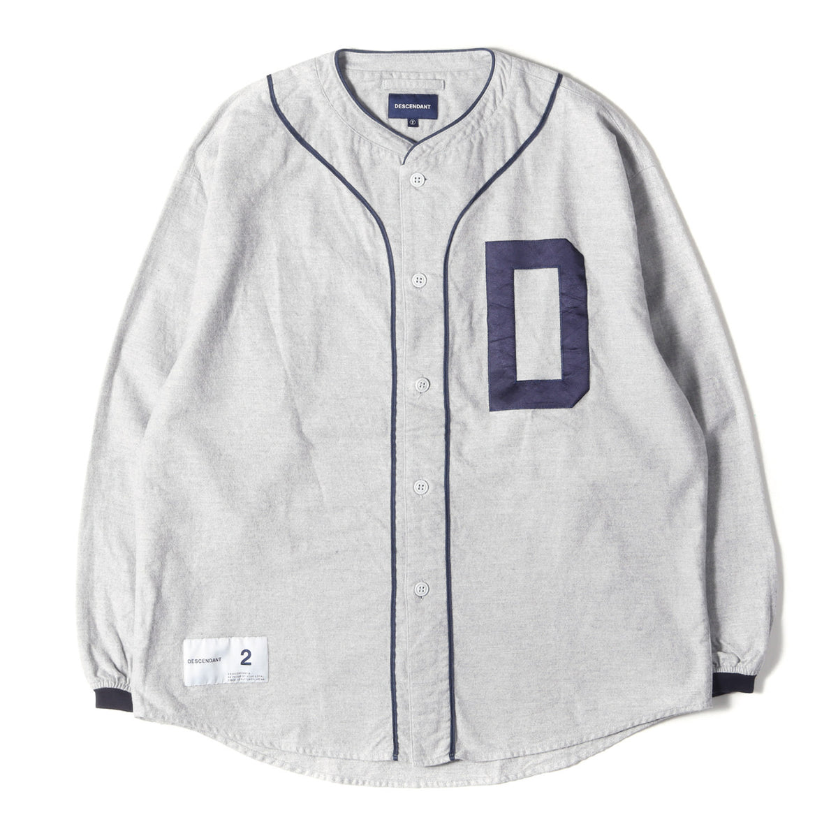 DESCENDANT (ディセンダント) 22SS フランネル ロングスリーブ ベース 