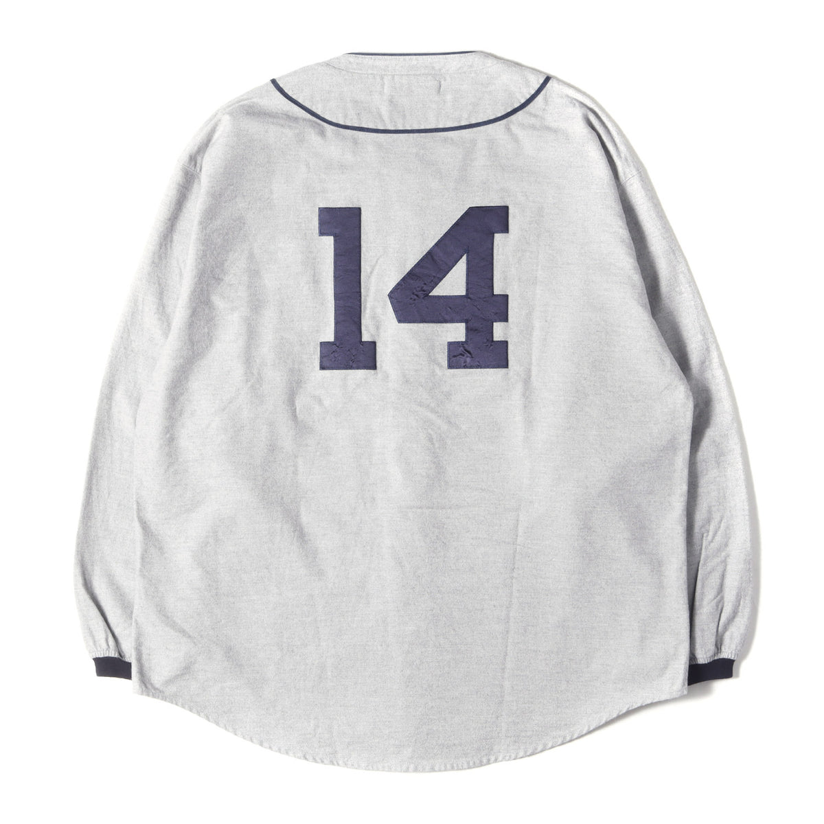 22SS フランネル ロングスリーブ ベースボールシャツ(BLEEK BASEBALL SHIRT)