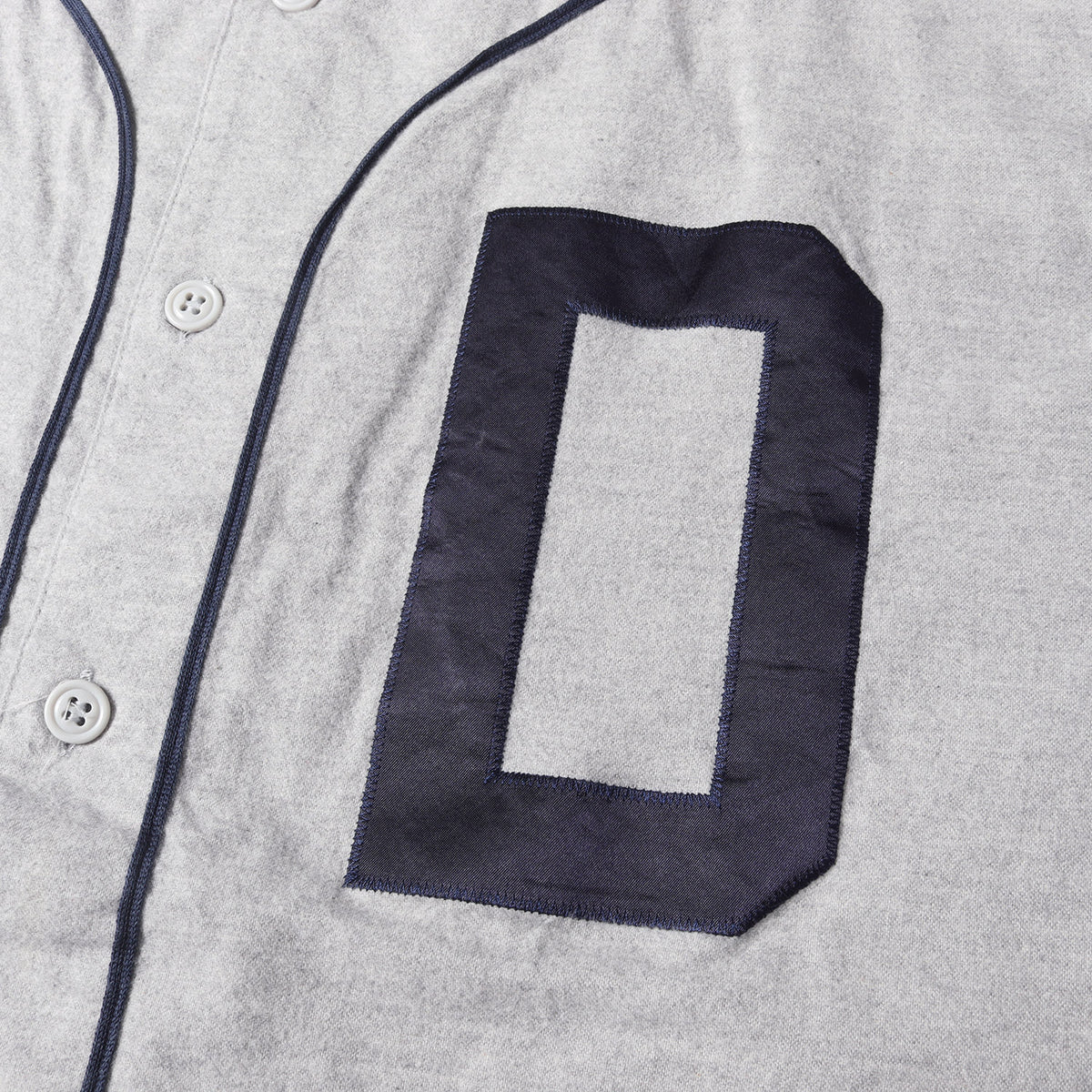 22SS フランネル ロングスリーブ ベースボールシャツ(BLEEK BASEBALL SHIRT)
