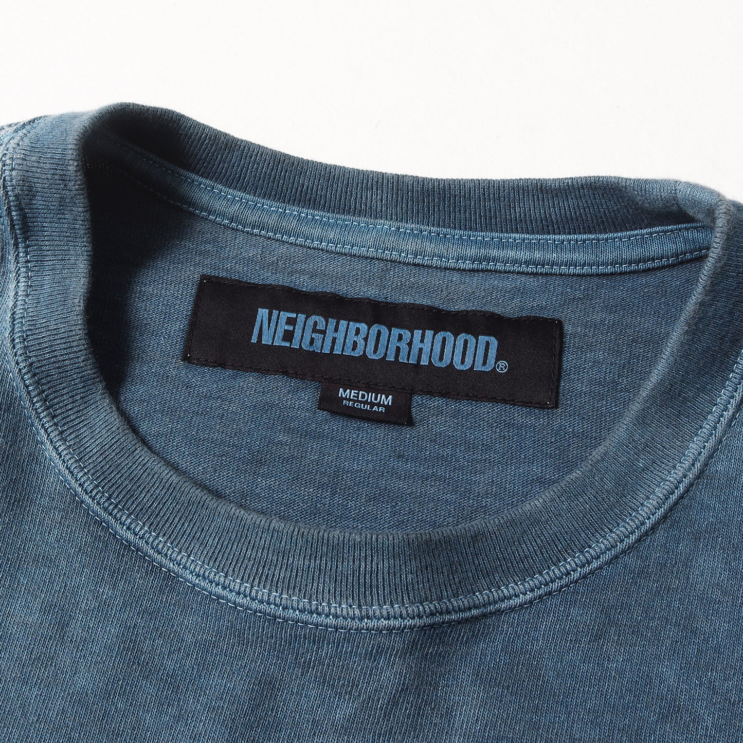 24AW ピグメントダイ加工 ロングスリーブ ポケット Tシャツ(PIGMENT DYED CREWNECK LS)