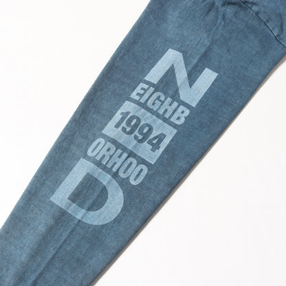 24AW ピグメントダイ加工 ロングスリーブ ポケット Tシャツ(PIGMENT DYED CREWNECK LS)