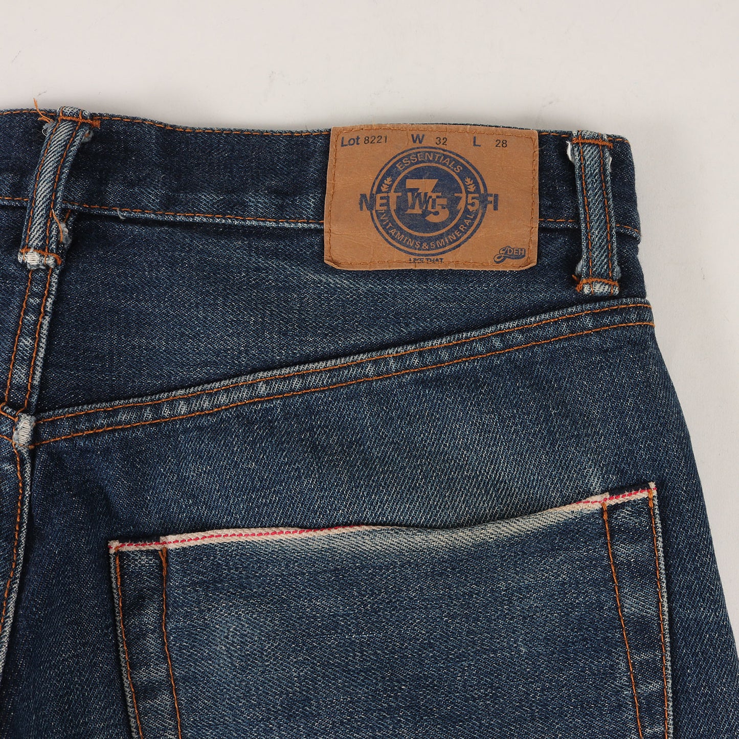 00s Lot.8221 5ポケット セルビッチ デニムパンツ