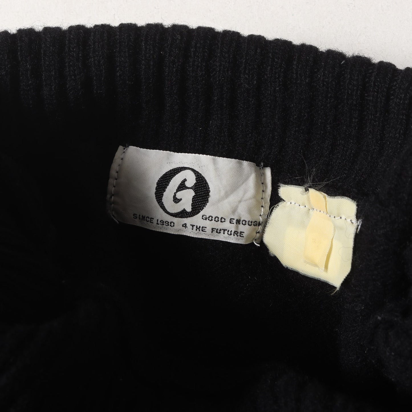 90s リブライン タートルネック ウールニット