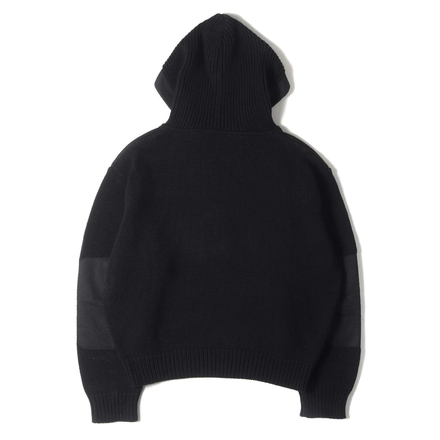 90s レースアップ ヘビー コットンニット パーカー