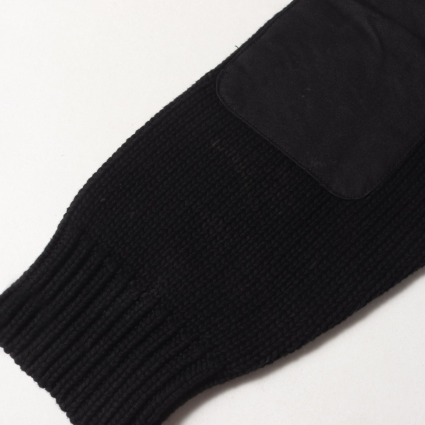 90s レースアップ ヘビー コットンニット パーカー