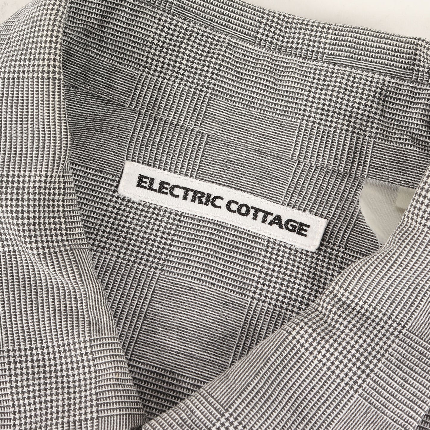 90s グレンチェック ボタンダウンシャツ