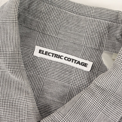 90s グレンチェック ボタンダウンシャツ