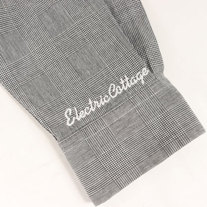 90s グレンチェック ボタンダウンシャツ