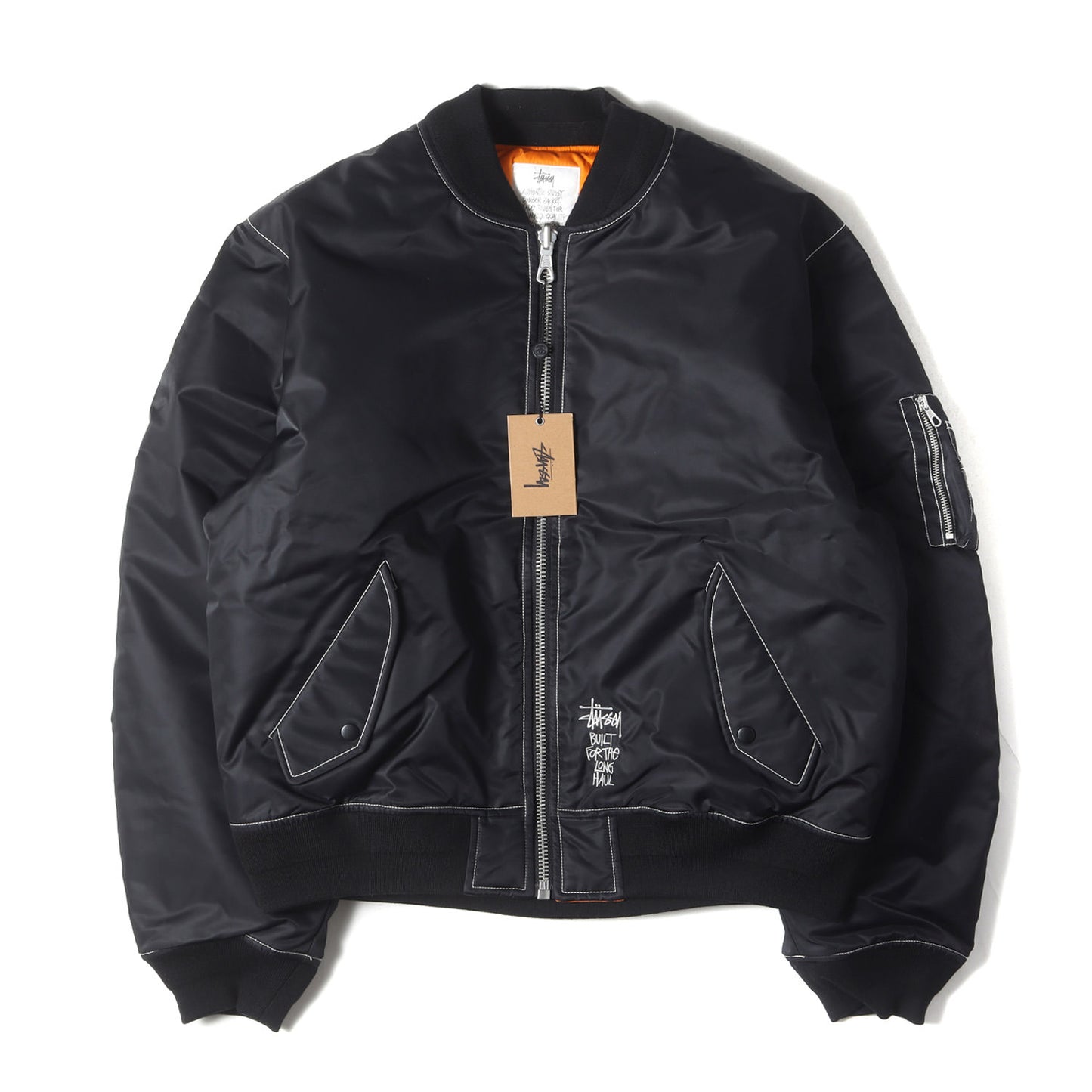 STUSSY (ステューシー) 24AW 裏地キルティング MA-1 ボンバー  