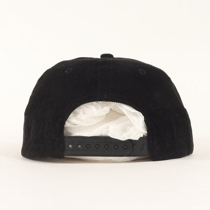 ブランドロゴ コーデュロイ 6パネルキャップ