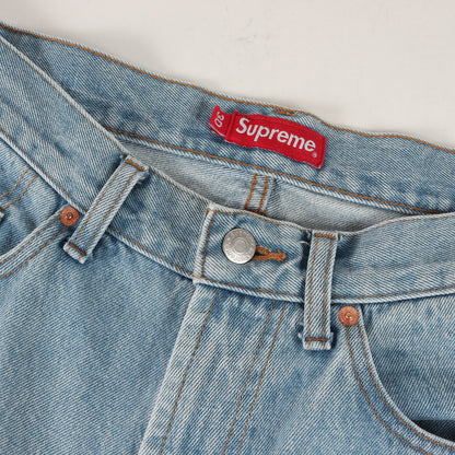 22SS クラシックロゴ刺繍 バギー デニムパンツ 日本製 (Baggy Jean)