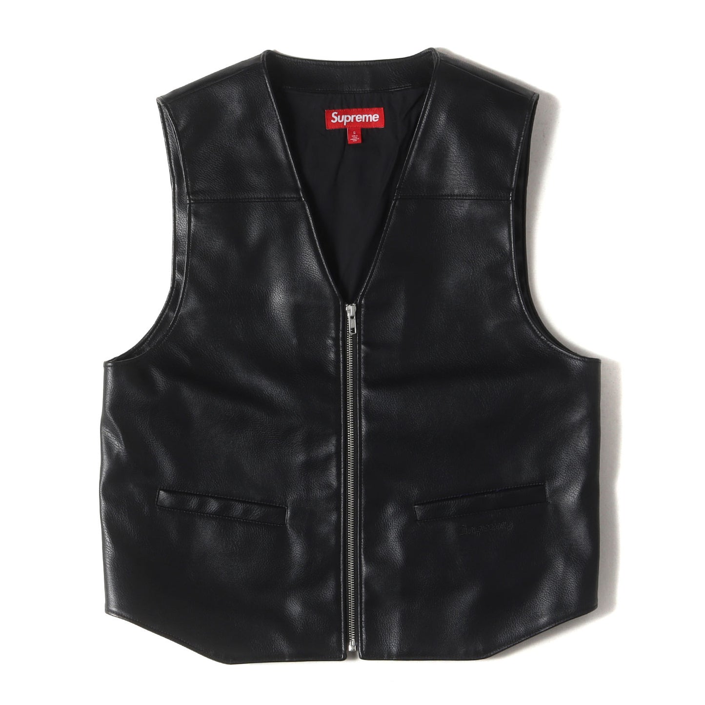 24SS ×Toy Machine フェイクレザー ジップ ベスト(Faux Leather Vest)