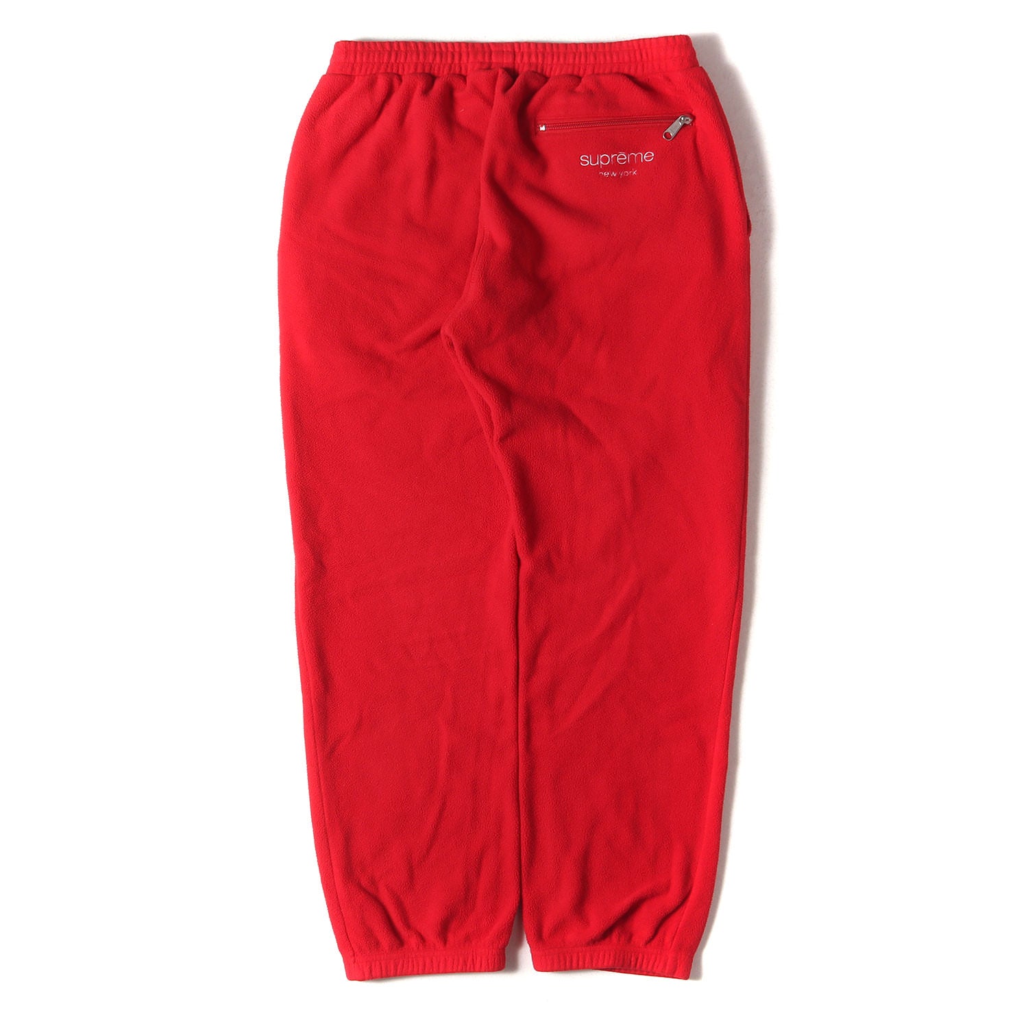 シュプリーム polartec logo fleece pant フリースパンツ