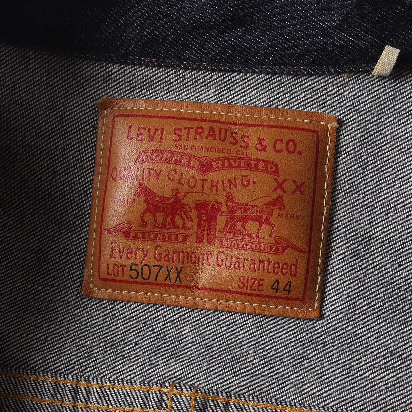 1953年復刻 507XX 2nd Tバック デニムジャケット(TYPE II JACKET 1953MODEL / 日本製)