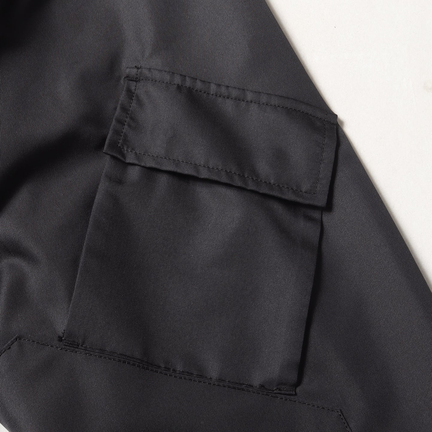 シルク/ポリエステル ミリタリージャケット(LOUIS)