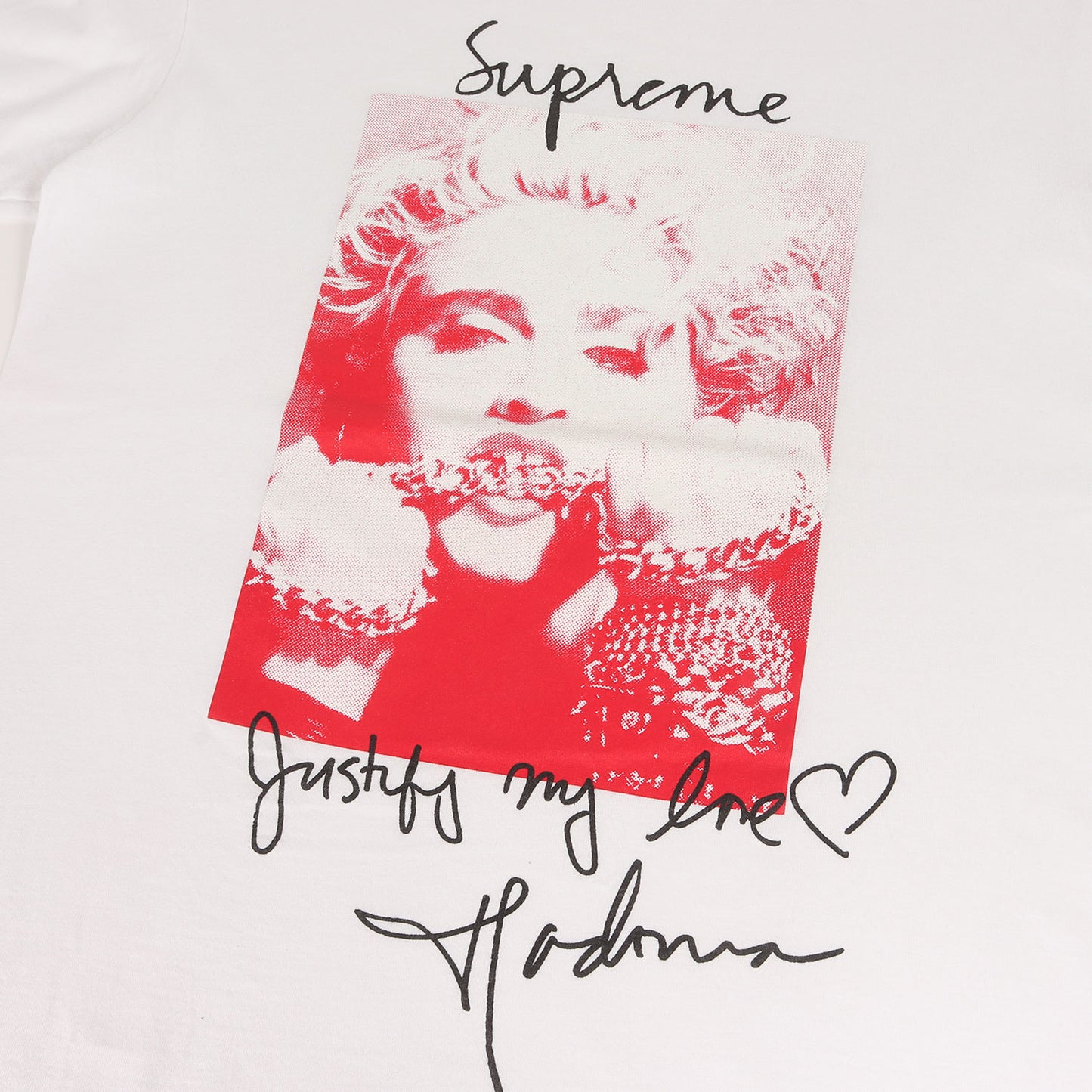 マドンナ フォト クルーネック Tシャツ(Madonna Tee)