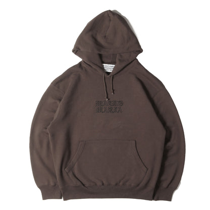 24SS ブランドロゴ刺繍 スウェット パーカー(MIDDLE WEIGHT PULLOVER HOODED SWEAT SHIRT)