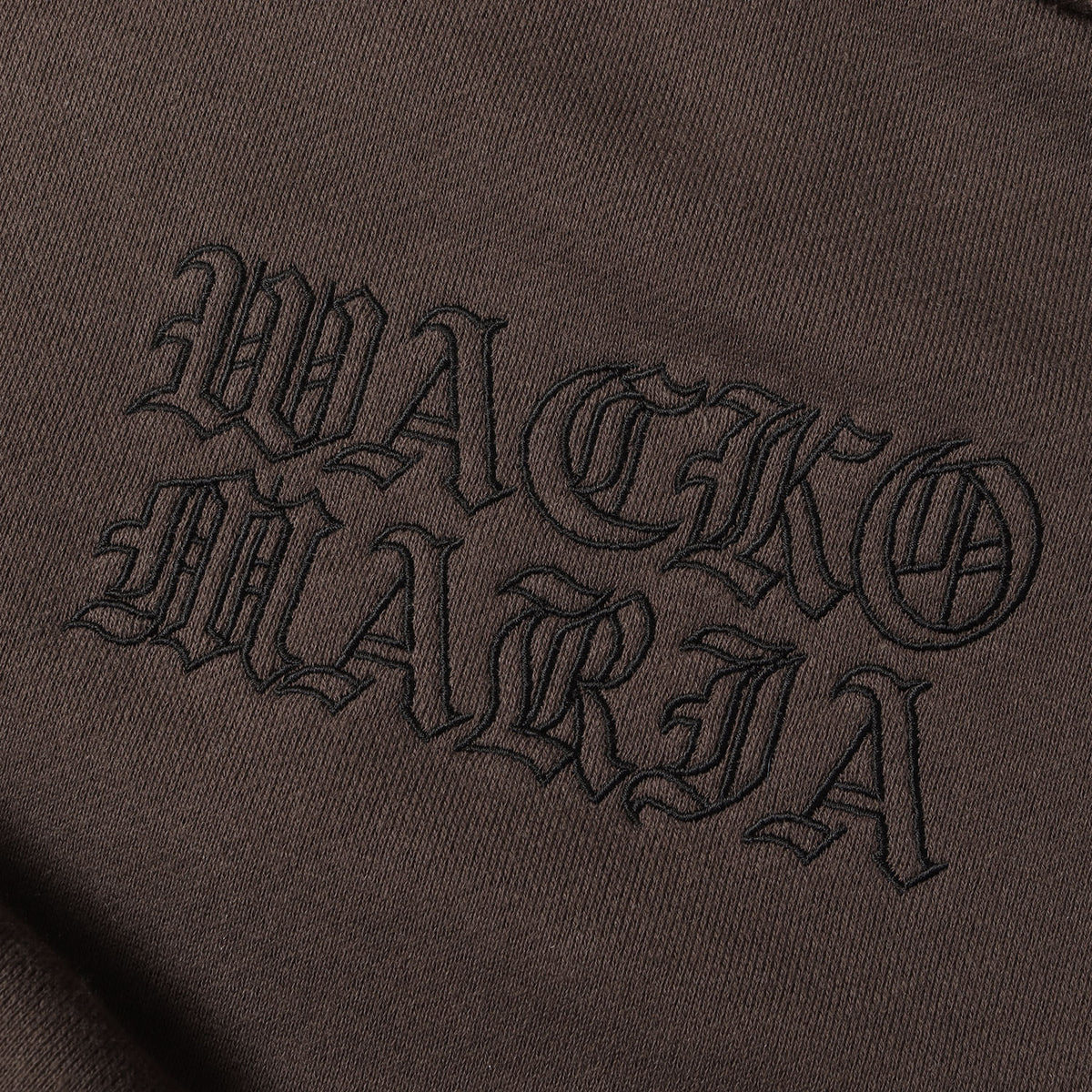 24SS ブランドロゴ刺繍 スウェット パーカー(MIDDLE WEIGHT PULLOVER HOODED SWEAT SHIRT)