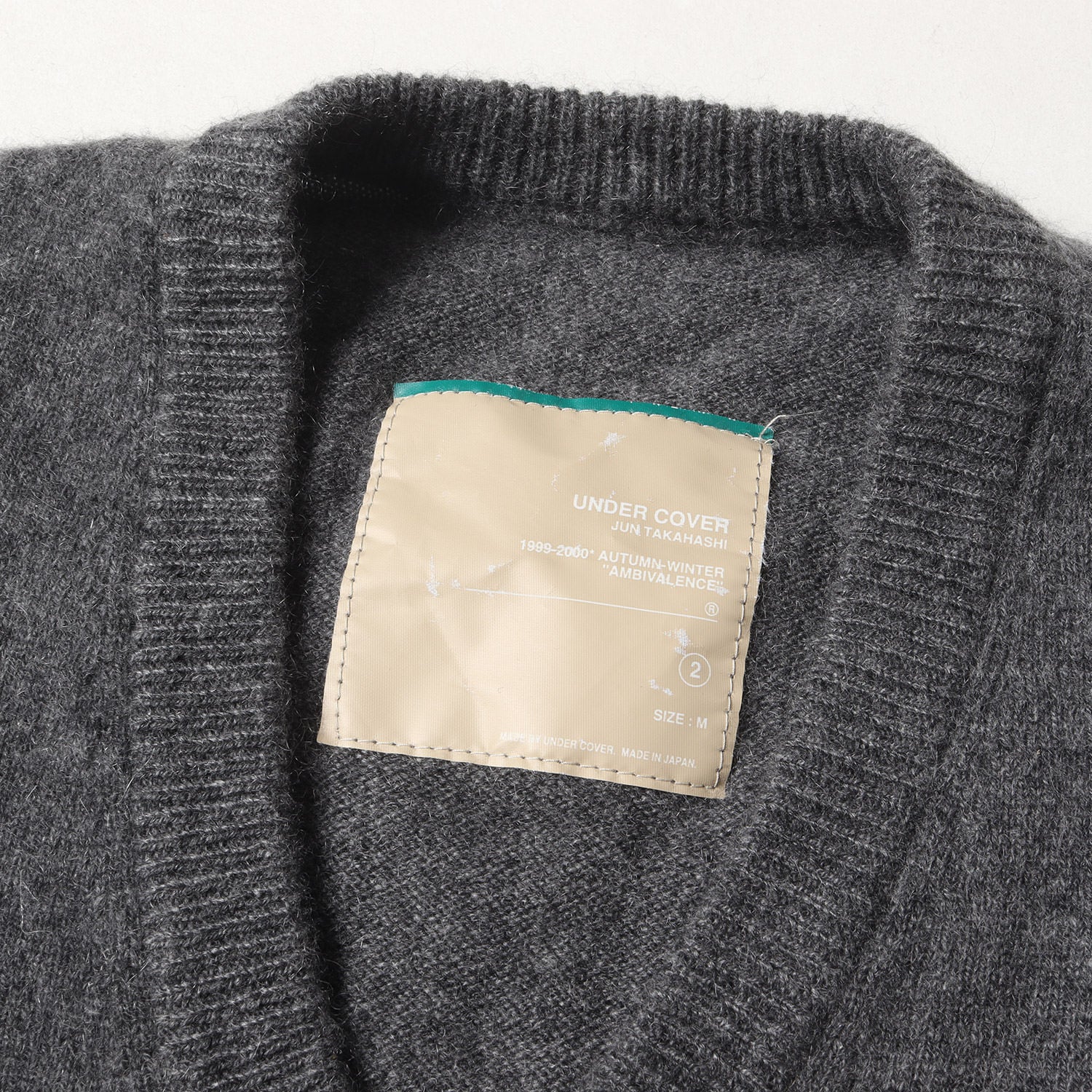 UNDERCOVER (アンダーカバー) 90s ambivalence期 象刺繍 カシミヤ UNDERCOVER (アンダーカバー) 90s ambivalence期 象刺繍 カシミヤ