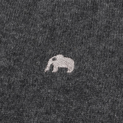 90s ambivalence期 象刺繍 カシミヤニット Vネック ベスト