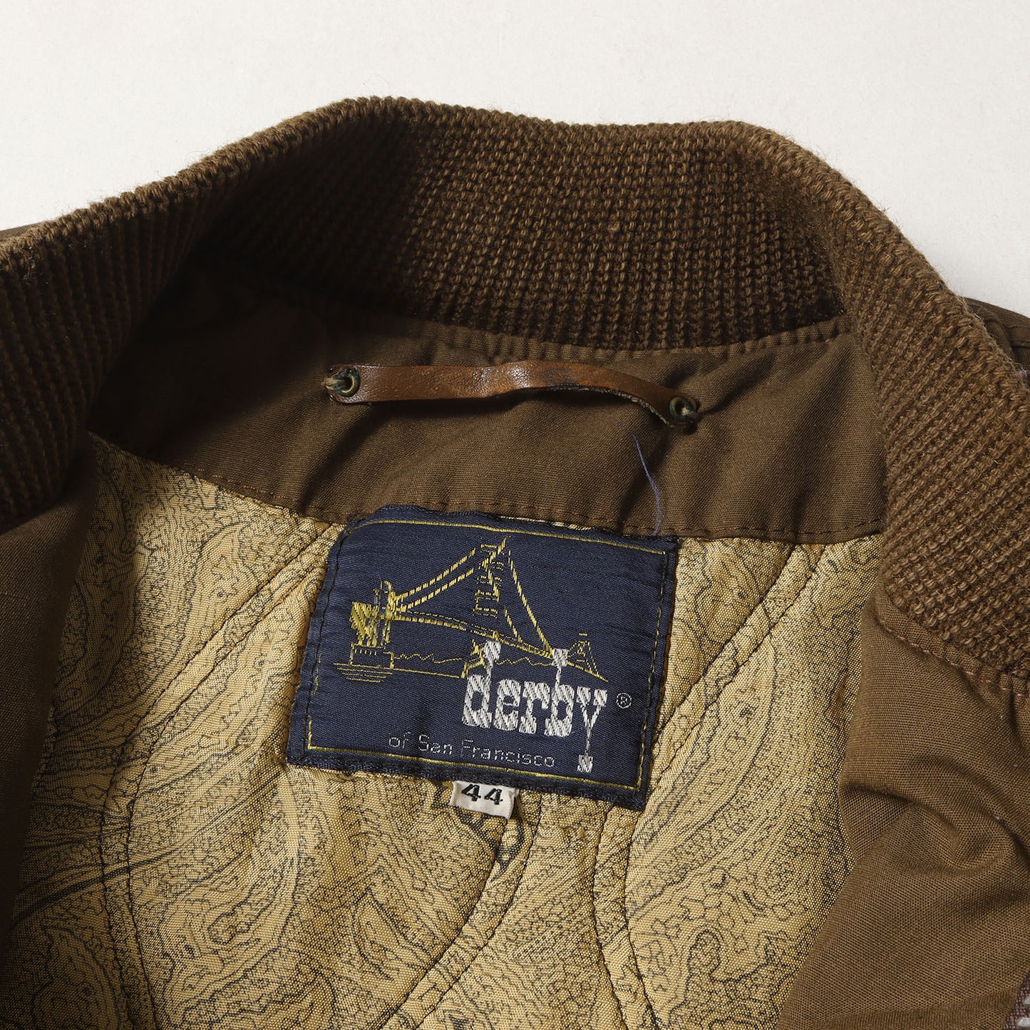 70～80s 裏地ペイズリー ダービージャケット