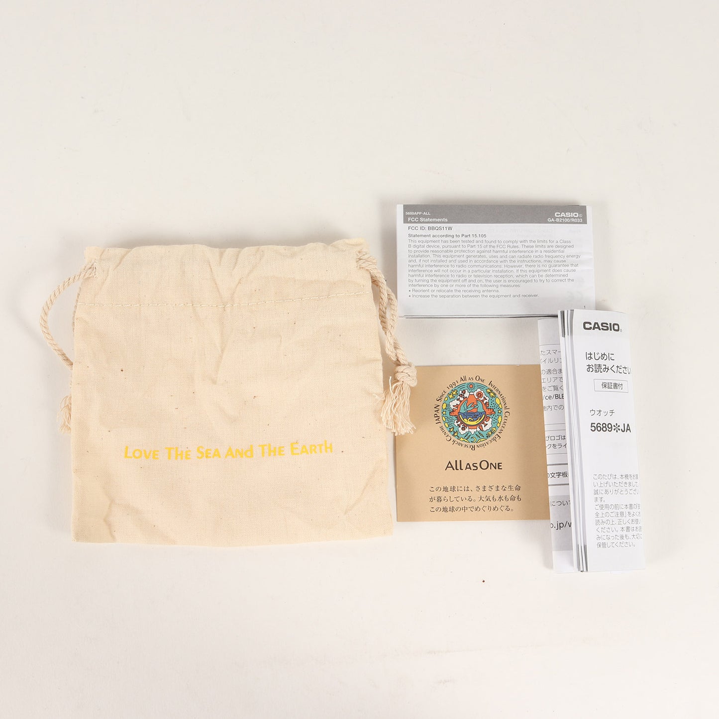 ×アイサーチ・ジャパン GA-B2100K-9AJR イルクジモデル タフソーラー 腕時計 / ウォッチ