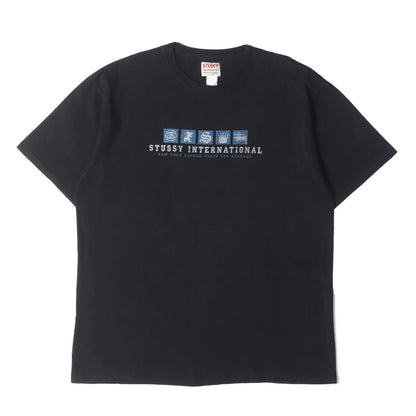 90s OLD STUSSY アイコンプリント Tシャツ(USA製)
