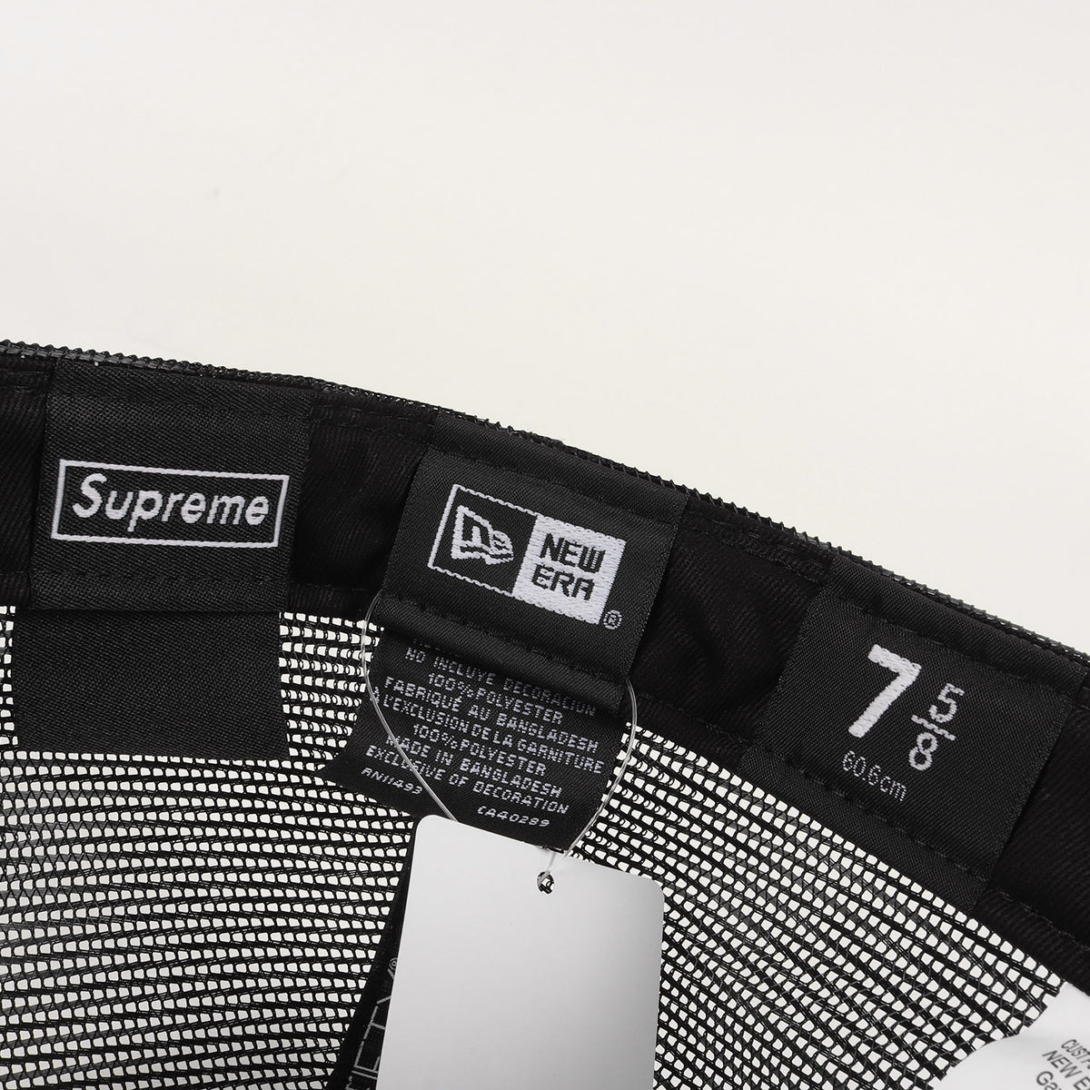 24SS ×NEW ERA BOXロゴ ベースボール メッシュキャップ(Box Logo Mesh Back New Era)
