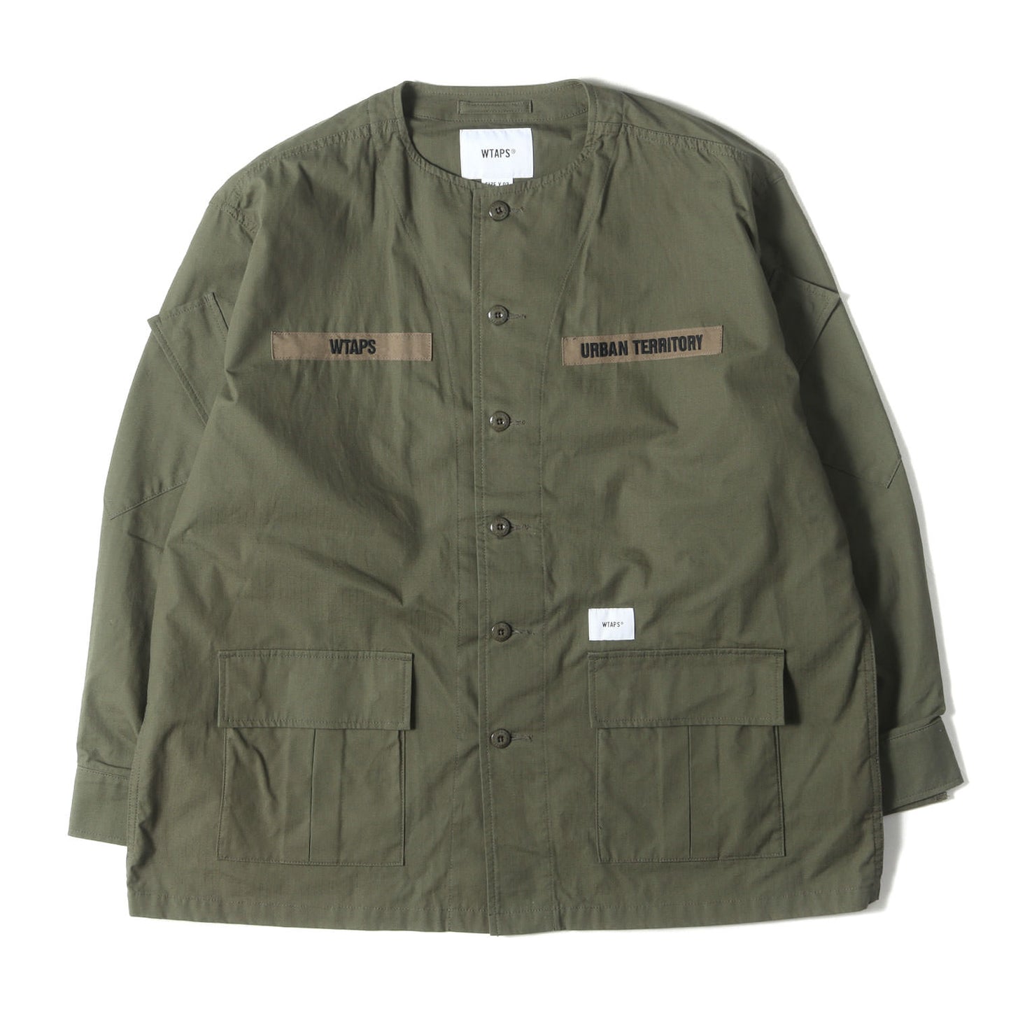 21SS ノーカラー ミリタリー シャツジャケット(SCOUT / LS)
