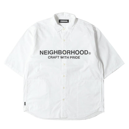 21SS ブランドロゴ コットン 半袖シャツ(TRAD / C-SHIRT. LS)