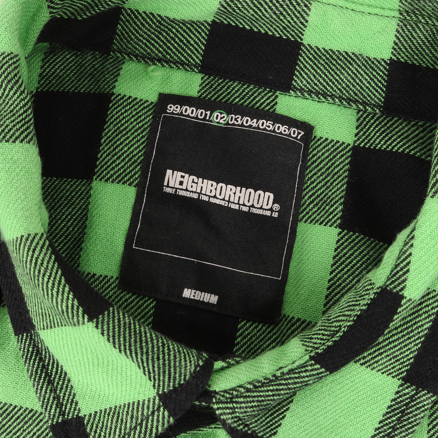 NEIGHBORHOOD (ネイバーフッド) 00s ブロックチェック フランネル 半袖  