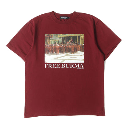 00s FREE BURMA フォトプリント Tシャツ