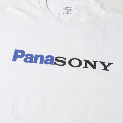 PanaSONYロゴ クルーネック Tシャツ