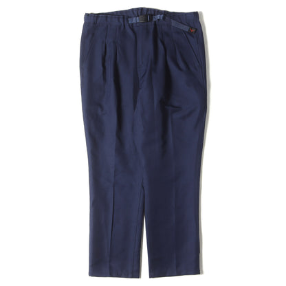 21SA × GRAMICCI ストレッチ 2タック アンクルカット イージーパンツ(WALKER ANKLE CUT EASY SLACKS POLY TWILL)