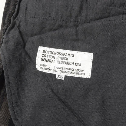 00s チェック モトクロス パンツ(MOTOCROSS PANTS / 2003年モデル)