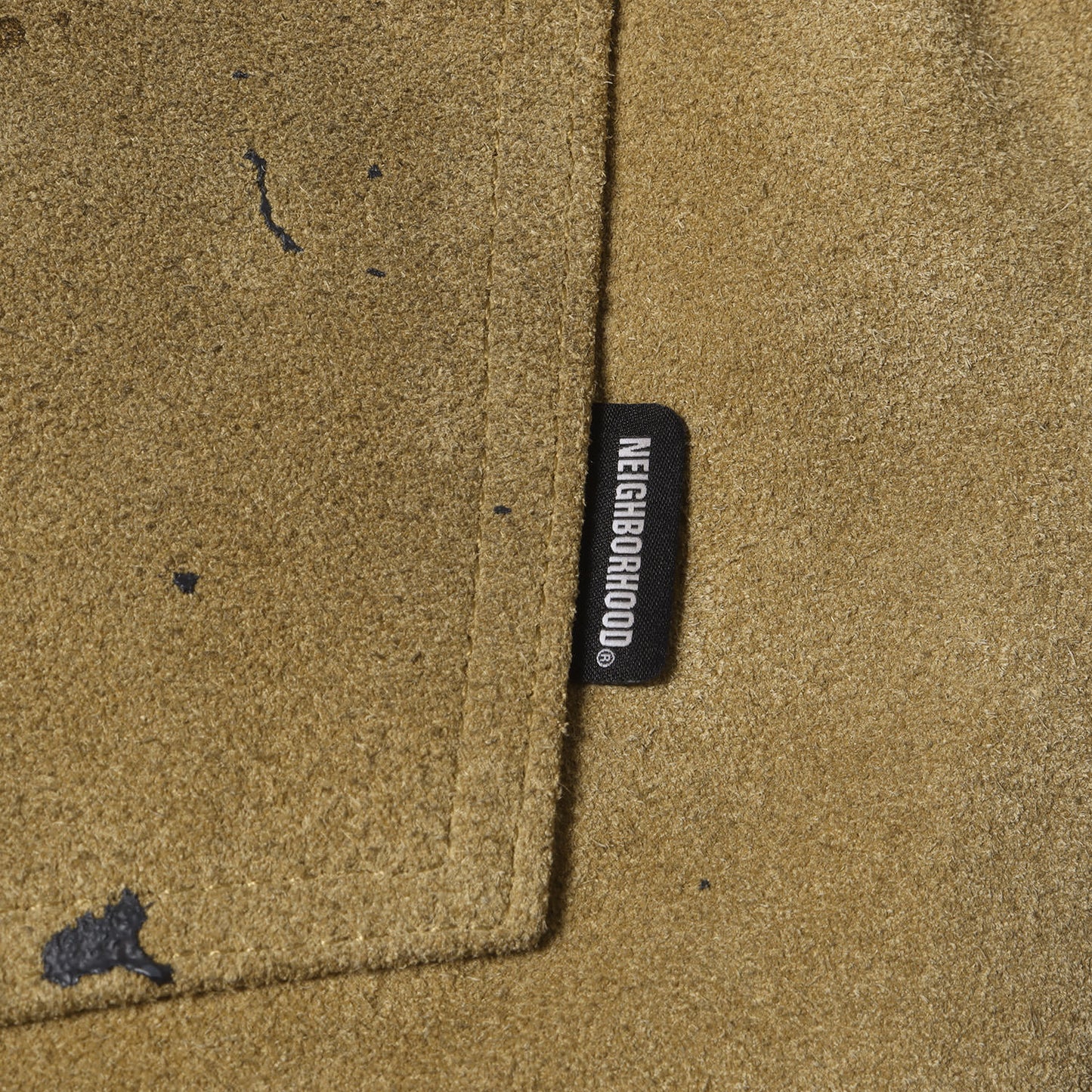 24AW ドリップペイント加工 2ndタイプ スウェード ジャケット(DRIP SUEDE JACKET)