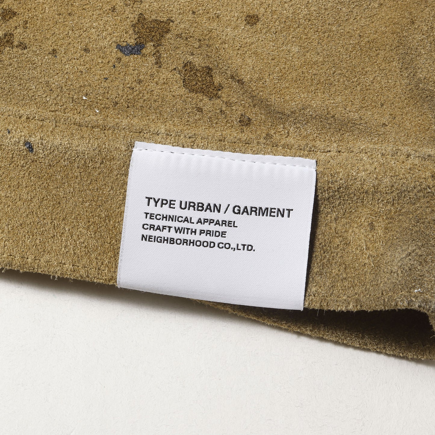 24AW ドリップペイント加工 2ndタイプ スウェード ジャケット(DRIP SUEDE JACKET)