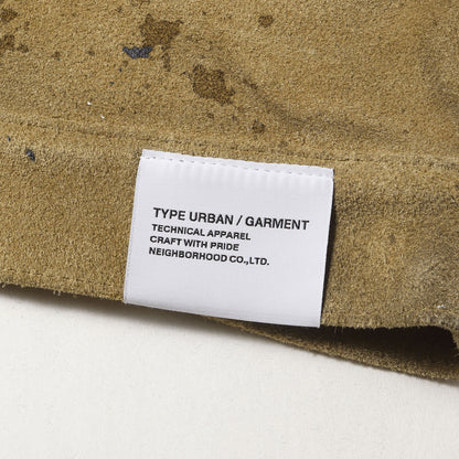 24AW ドリップペイント加工 2ndタイプ スウェード ジャケット(DRIP SUEDE JACKET)